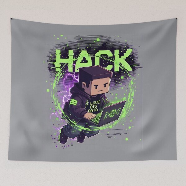 Item preview, BLOCK KIDS HACK designed and sold by SignumShop.