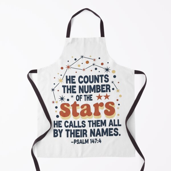 Item preview, He Counts The Number Of The Stars - Psalm 147:4 designed and sold by Faithloveshop.