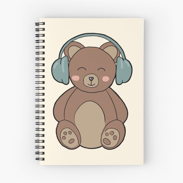 Item preview, Cute bear with headphones. Autism/ AuDHD/ ADHD/ neurodiversity designed and sold by NeurodiverseTea.