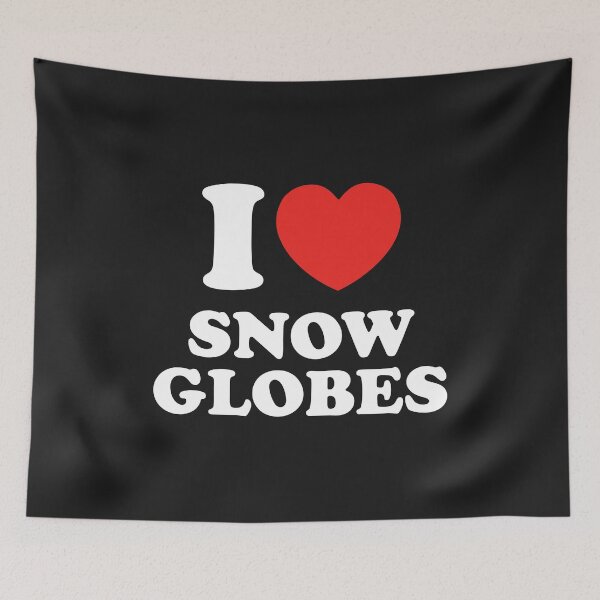 Item preview, I LOVE SNOW GLOBES designed and sold by shitpostee.