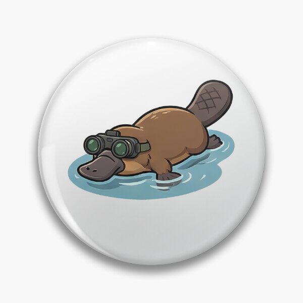 Item preview, Cute Platypus Binoculars Wildlife Observer designed and sold by k3rstman1.