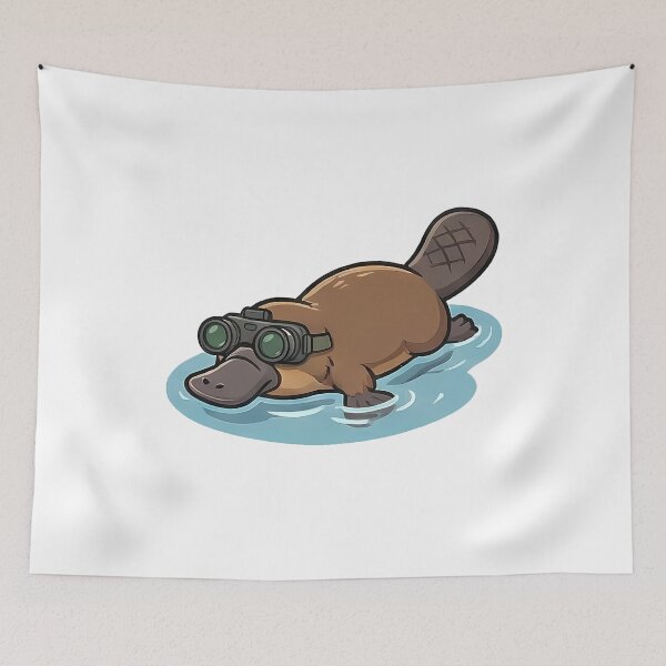 Item preview, Cute Platypus Binoculars Wildlife Observer designed and sold by k3rstman1.