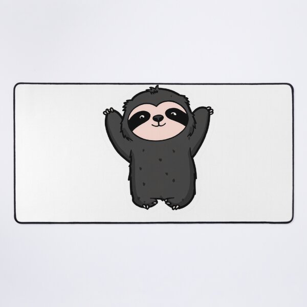 Item preview, Cute Black Sloth Vector Sticker – Playful Cartoon Sloth T-Shirt Design. designed and sold by printeGear.