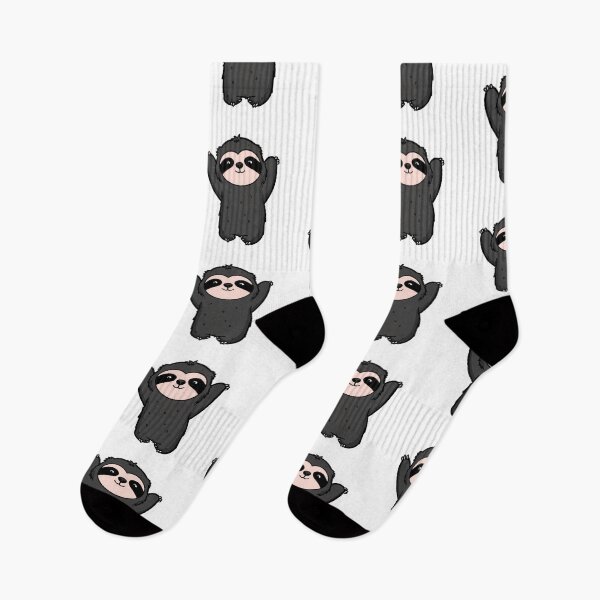 Item preview, Cute Black Sloth Vector Sticker – Playful Cartoon Sloth T-Shirt Design. designed and sold by printeGear.