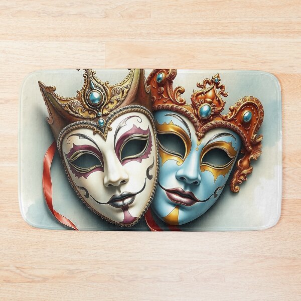 Item preview, Detailed Venetian Mask | Watercolor Style designed and sold by UnhingedBird.