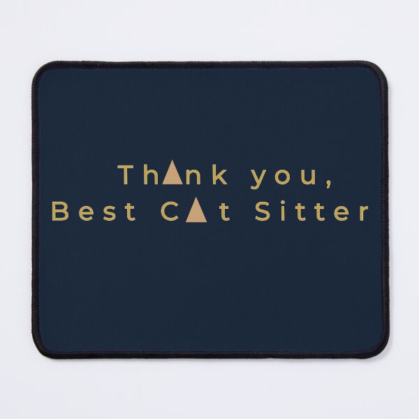 Item preview, Thank You Best Cat Sitter – Elegant Gold Appreciation Gift (Christmas / Pet Care) designed and sold by RISE Creations.