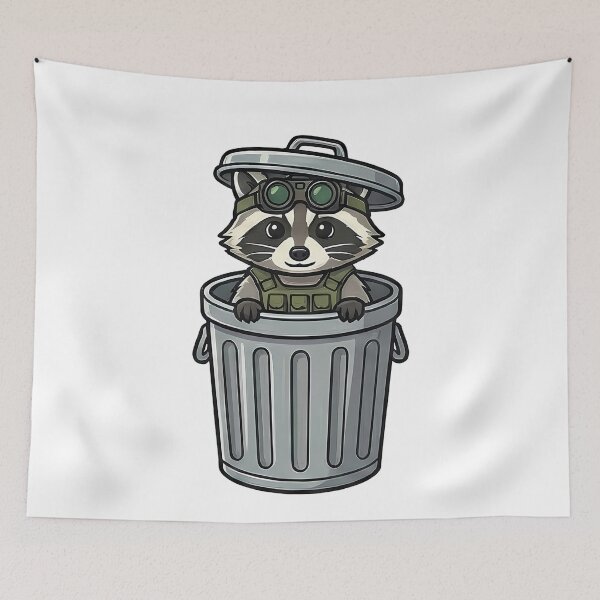 Item preview, Tactical Raccoon Trash Panda Binoculars designed and sold by k3rstman1.