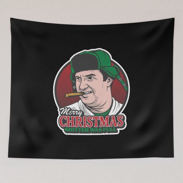 Item preview, “Merry Christmas – Shitter Was Full” designed and sold by edcarj82.