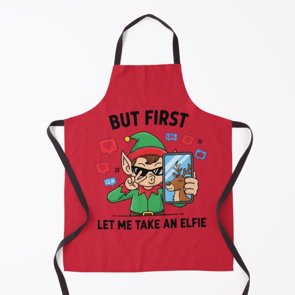 Item preview, But First, Let Me Take an Elfie - Meme Shirt designed and sold by KINGWANI.