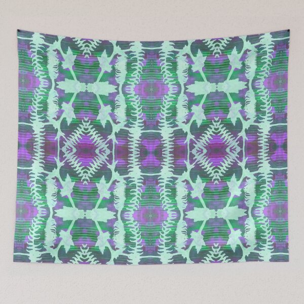 Item preview, Negative Space Monoprint Pattern designed and sold by vallisrowe.