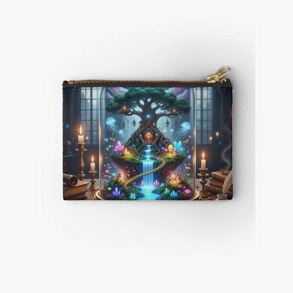 Item preview, Mystic Alchemy Desk – Glowing Crystal Fantasy Art designed and sold by Sim shin.