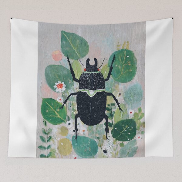 Item preview, Beetle on Vibrant Foliage designed and sold by lautir.