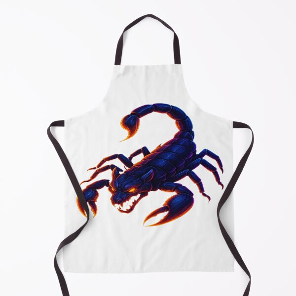 Item preview, Neon Scorpion Dark Fantasy Illustration designed and sold by GlowAIDesigns.