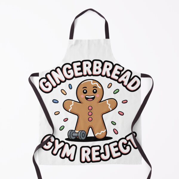 Item preview, Gingerbread Gym Reject Christmas Shirt - Funny Fitness Dropout Holiday Tee designed and sold by GiftsForge.