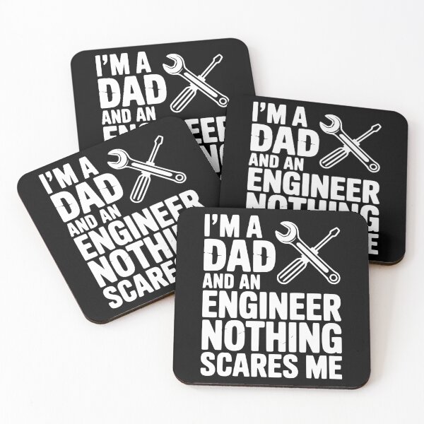 Item preview, I’m a Dad and an Engineer Nothing Scares Me designed and sold by Frank Ring.