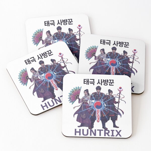 Item preview, Korean Fantasy Warrior Trio – Epic Taegeuk Hunters Manhwa Art for RPG Gamers designed and sold by wellie-chic.