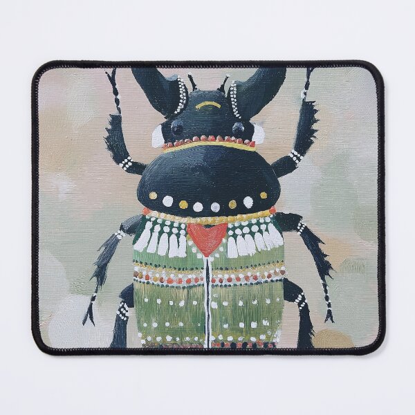 Item preview, Ornate Beetle on Pastel Background designed and sold by lautir.