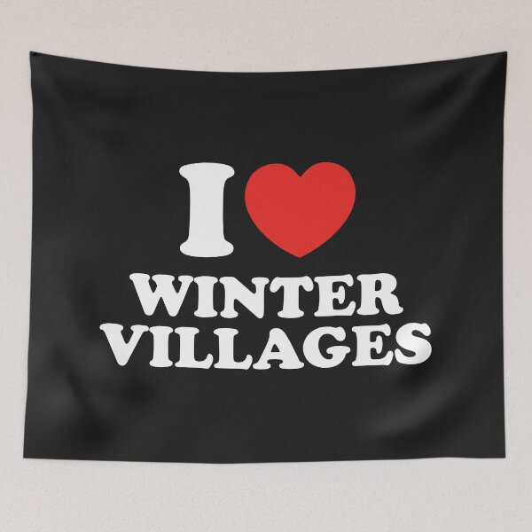 Item preview, I Love Winter Villages designed and sold by shitpostee.