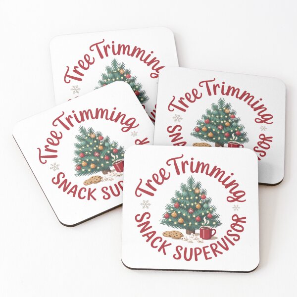 Item preview, Tree Trimming Snack Supervisor Christmas Shirt - Funny Holiday Foodie Tee designed and sold by GiftsForge.