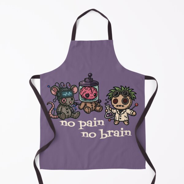 Item preview, No Pain, No Brain designed and sold by Ghost on Toast.