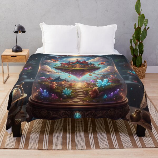 Item preview, Enchanted Glass Dome – Magical Miniature Fantasy World designed and sold by Sim shin.
