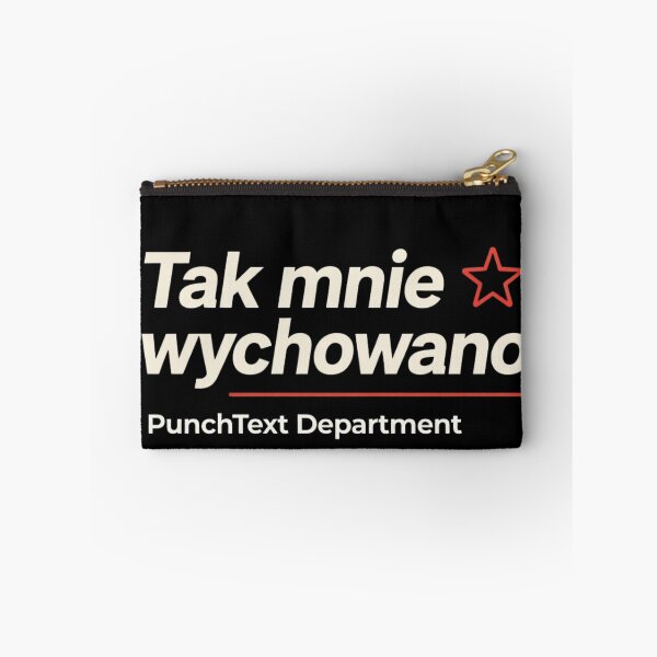 Item preview, Tak mnie wychowano – zabawny rodzinny nadruk designed and sold by PunchText designs.