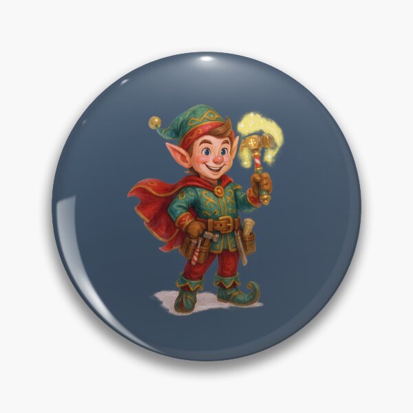 Item preview, Christmas Joyful Elf Superhero Art designed and sold by BROHLine Studio.