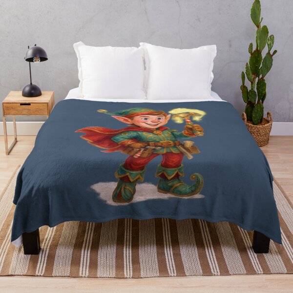 Item preview, Christmas Joyful Elf Superhero Art designed and sold by BROHLine Studio.