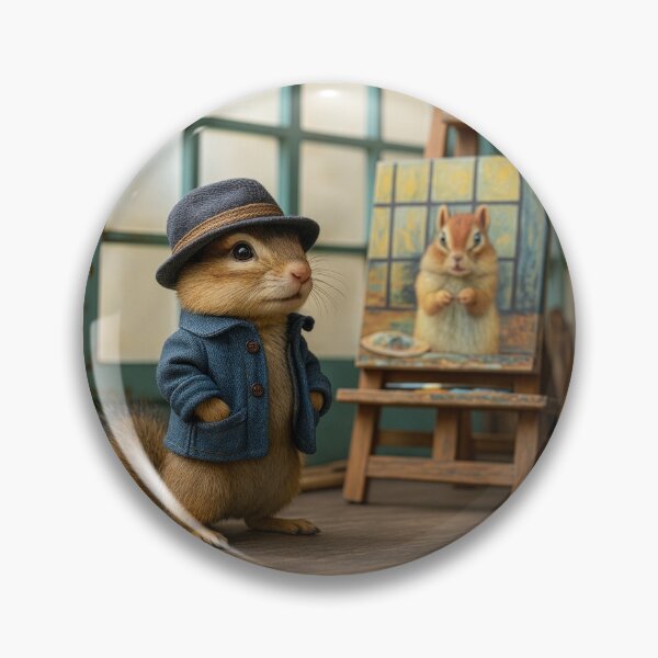 Item preview, Chipmunk Artist in His Studio designed and sold by Tridentulus.