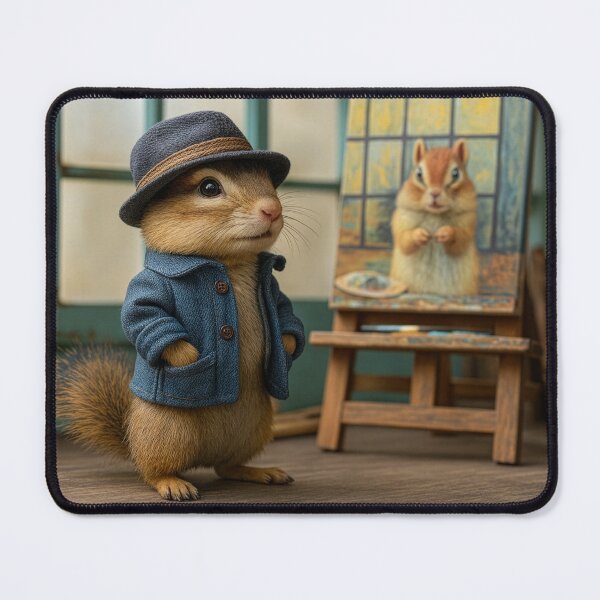 Item preview, Chipmunk Artist in His Studio designed and sold by Tridentulus.