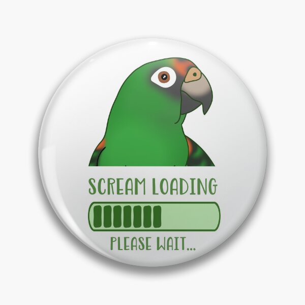 Item preview, Scream Loading Please Wait Jardine's Parrot designed and sold by FandomizedRose.