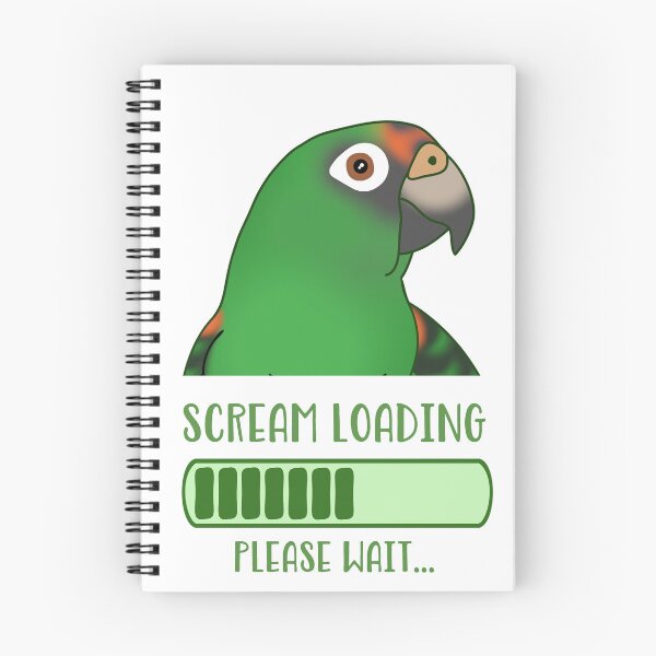 Item preview, Scream Loading Please Wait Jardine's Parrot designed and sold by FandomizedRose.
