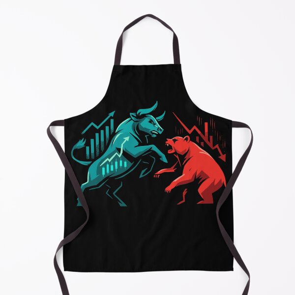Item preview, Stock market bull bear chart profit stock exchange gift designed and sold by Pineapple-Tree.