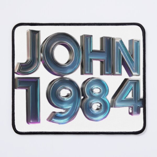 Item preview, John 1984 Vintage Retro Birthday Gift T-Shirt designed and sold by AlexLineArt.
