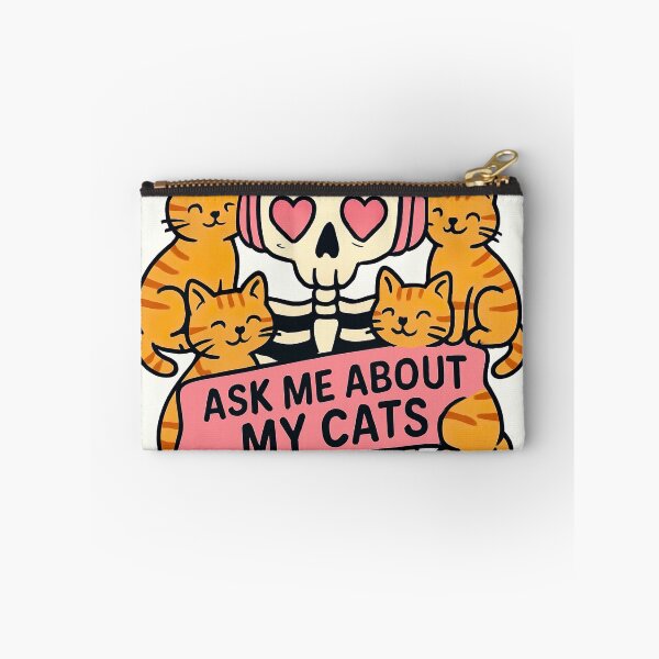 Item preview, Ask Me About My Cats designed and sold by LemonheadLaurasArt.
