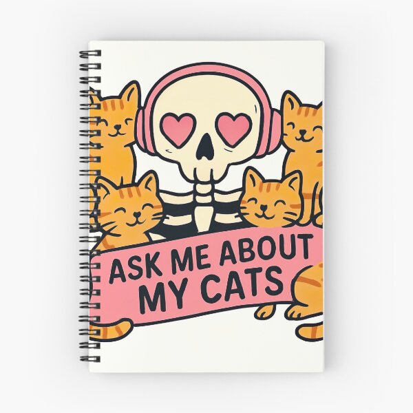 Item preview, Ask Me About My Cats designed and sold by LemonheadLaurasArt.