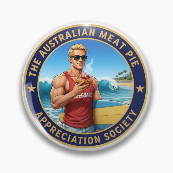 Item preview, The Meat Pie Lifeguard designed and sold by The Australian Meat Pie Appreciation Society.