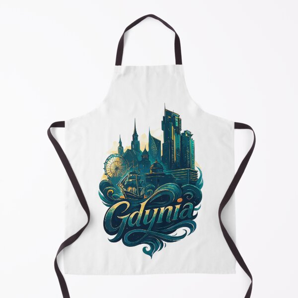 Item preview, Gdynia, Poland, White Port City, maritime gift designed and sold by Pineapple-Tree.