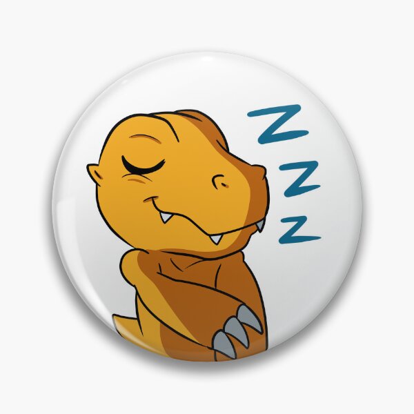 Item preview, Kawaii sleeping dinosaur designed and sold by KipKipy.
