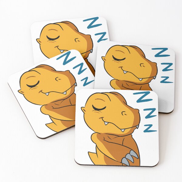 Item preview, Kawaii sleeping dinosaur designed and sold by KipKipy.