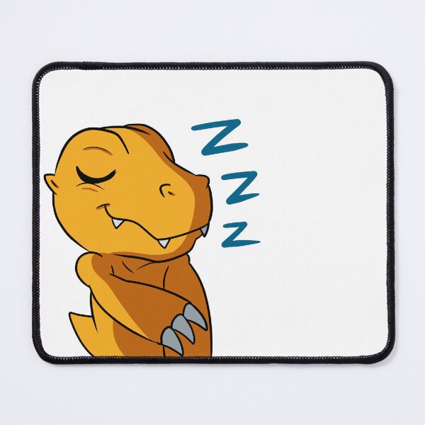 Item preview, Kawaii sleeping dinosaur designed and sold by KipKipy.