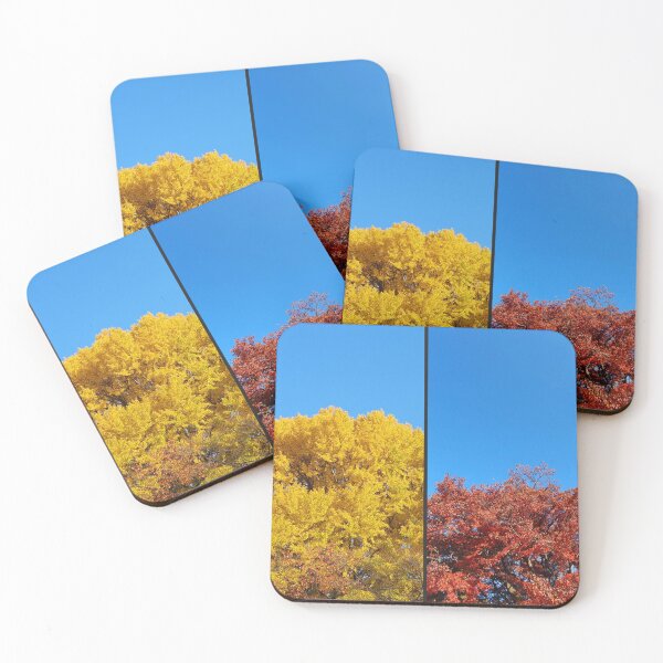 Item preview, Japanese Garden fall foliage autumn leaves collage designed and sold by TalBright.