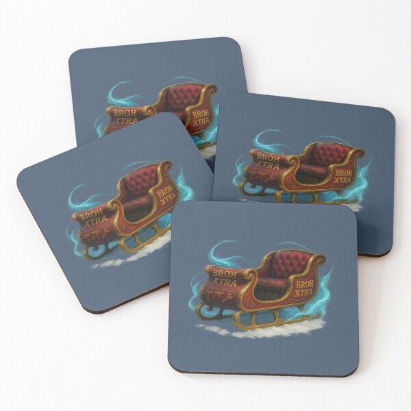 Item preview, Christmas Joyful Sleigh Superhero Art designed and sold by BROHLine Studio.