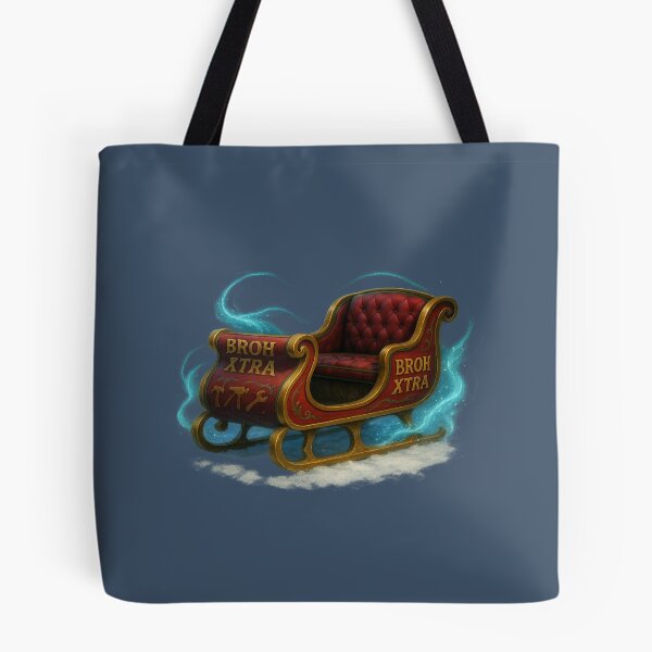 Item preview, Christmas Joyful Sleigh Superhero Art designed and sold by BROHLine Studio.