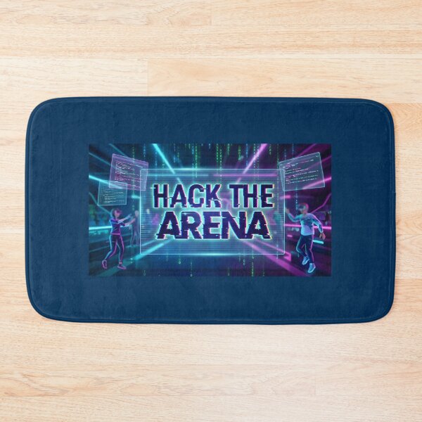 Item preview, Hack The Arena - Cyberpunk Glitch Gamer & Coder designed and sold by VoidBloom Studio.
