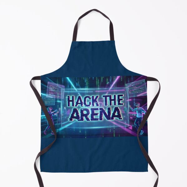 Item preview, Hack The Arena - Cyberpunk Glitch Gamer & Coder designed and sold by VoidBloom Studio.