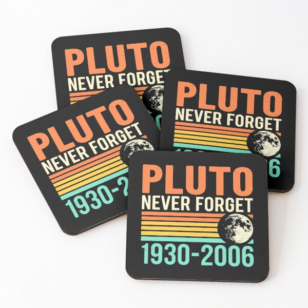 Item preview, Pluto Never Forget Ancient Orbit Nostalgia designed and sold by SkeletonsDanger.