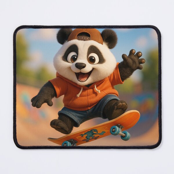 Item preview, Skater Giant Panda designed and sold by Sillytoe.