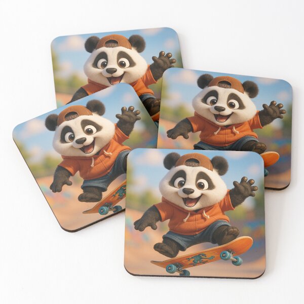 Item preview, Skater Giant Panda designed and sold by Sillytoe.
