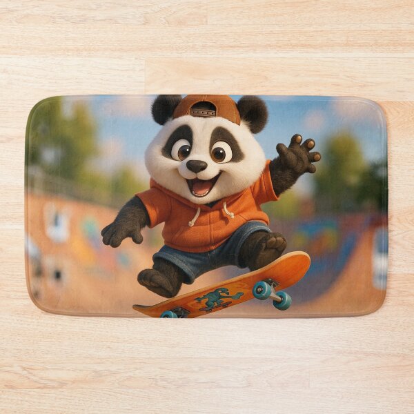Item preview, Skater Giant Panda designed and sold by Sillytoe.